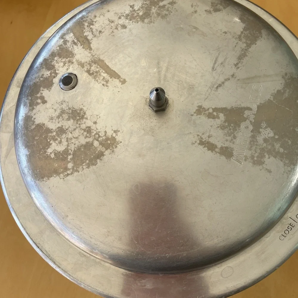 Vintage Mirro Matic Aluminum Pressure Cooker 394M 4 Quart